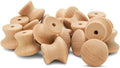 Woodpeckers 3/4-inch Birch Wood End Grain Knobs, Pack of 50 Unfinished Small Wooden Cabinet and Furniture Knobs