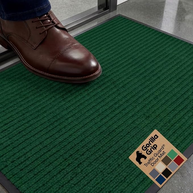 GORILLA GRIP Waterproof Traffic Guard Door Mat, Indoor and Outdoor Heavy Duty by Unknown