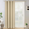 Yakamok Beige Room Darkening Curtains 84 inch Sliding Door Drapes | 1 by Yakamok