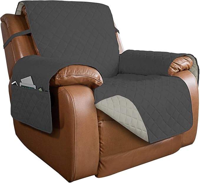 PureFit Reversible Recliner Chair Covers Couch Covers by PureFit