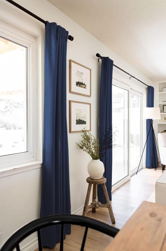 Linen Textured Total Blackout Curtains - Image 5