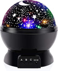 Night Light for Kids, Kids Night Light Nebula 360 Degree Rotation - 4 LED Bulbs 12 Light Color Star Projector Changing with USB Cable, Romantic Gifts for Men Women Children