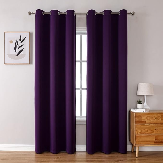 ChrisDowa Blackout Curtains for Bedroom and Living Room 84 Inches Long | 2 by ChrisDowa
