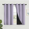 SimpleHome Lilac 100% Blackout Curtains Room Darkening Living Room 45 Inch | by SimpleHome