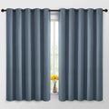 Yakamok Room Darkening Curtains 62x63 inch Length Stone Blue-Living Room | 2 by Yakamok