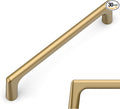 Amerdeco 30 Pack Champagne Bronze Cabinet Pulls 5 Inch(128MM) Hole Centers Kitchen Cabinet Handles Hardware Kitchen Handles for Cabinets Cupboard Handles Drawer Pulls ZH0041