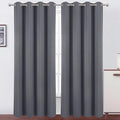 Blackout Curtains 52 x 120 Inch Long Grey Curtains Set of 2 Panels Room by Lemomo