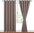 Blackout Curtains for Bedroom, 60 x 84 Inches Long, 2 Panels | Thermal by Hiasan