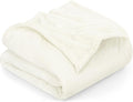 Utopia Bedding Fleece Bed Blanket California King Size Ivory | Microfiber Plush by UTOPIABEDDING