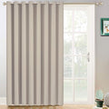 Yakamok Natural Room Darkening Curtains 84 inch Sliding Door Drapes | 1 by Yakamok