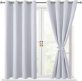 Blackout Curtains for Bedroom, 52 x 54 Inches Long, Window Curtains for Living by Hiasan