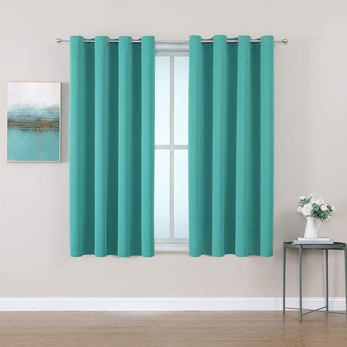ChrisDowa Blackout Curtains for Bedroom and Living Room 63 Inches Long | 2 by ChrisDowa