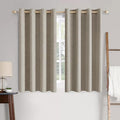 MIULEE 100% Blackout Linen Curtains by MIULEE