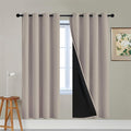 Yakamok Natural Blackout Curtains 72 Inches Long by Yakamok