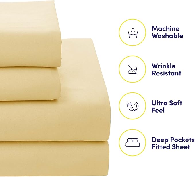 Sweet Home Collection 5 Piece Comforter Set Bag Solid Color All Season Soft Down Alternative Blanket & Luxurious Microfiber Bed Sheets, Sorento, Twin
