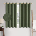 MIULEE 100% Blackout Linen Curtains by MIULEE