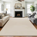 SHACOS Ultra Soft 6x9 Faux Rabbit Fur Rug by SHACOS