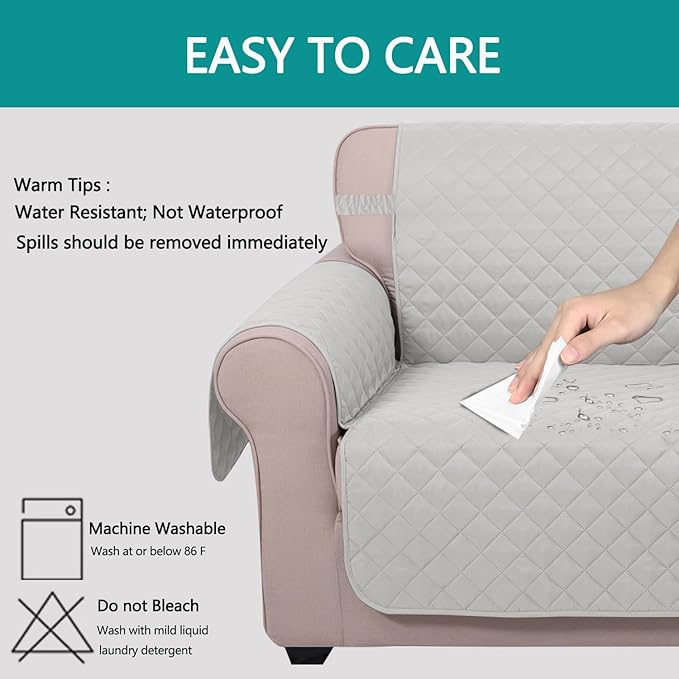U-NICE HOME Loveseat Sofa Cover - Image 5