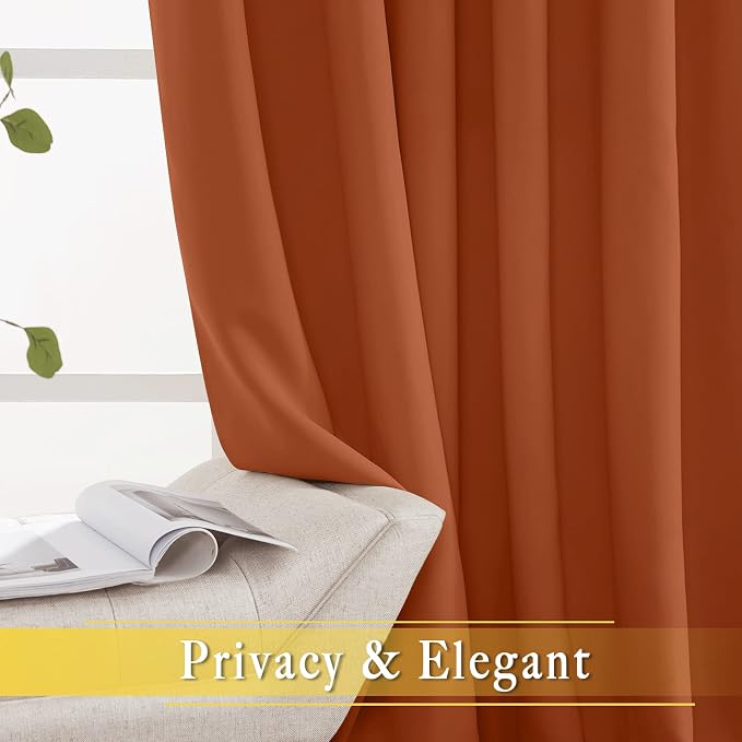 NICETOWN Room Divider Curtain 84 inch Length, Grommet Privacy & Noise Reducing - Image 5