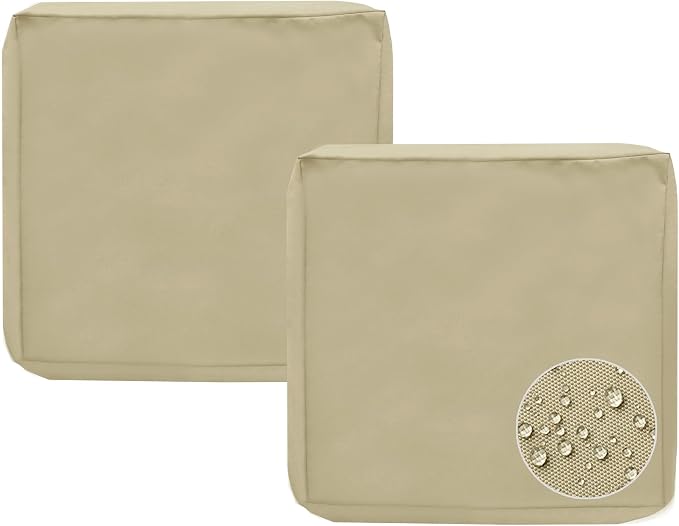 Sqodok Patio Furniture Cushion Covers Outdoor Cushion Covers Set of 2 by Sqodok