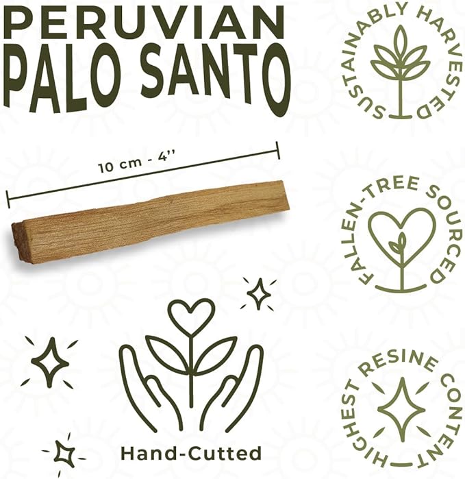 Palo Santo Premium Sticks 1 lb (454 gr) Bulk Smudging Wholesale High Resine Natural Certified from Peru (NOT Ecuador). Ethically Sustainably Harvested. Protection, Spiritual Cleansing