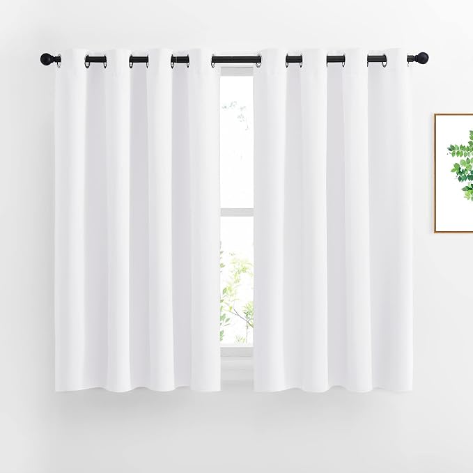 NICETOWN White Curtain Panels for Dining Room by NICETOWN