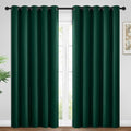 Yakamok Room Darkening Curtains 62x84 inch Length Dark Green-Living Room | 2 by Yakamok