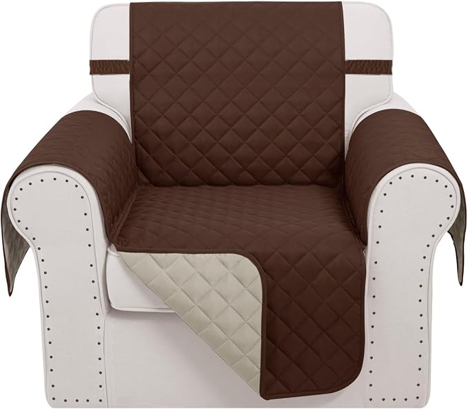 Reversible Recliner Chair Covers, Water Repellent, Chair Protectors Covers by LuxshareHome