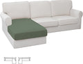 Easy-Going Stretch 1 Piece Chaise Lounge Cushion Slipcover | Sectional Couch by Easy-Going