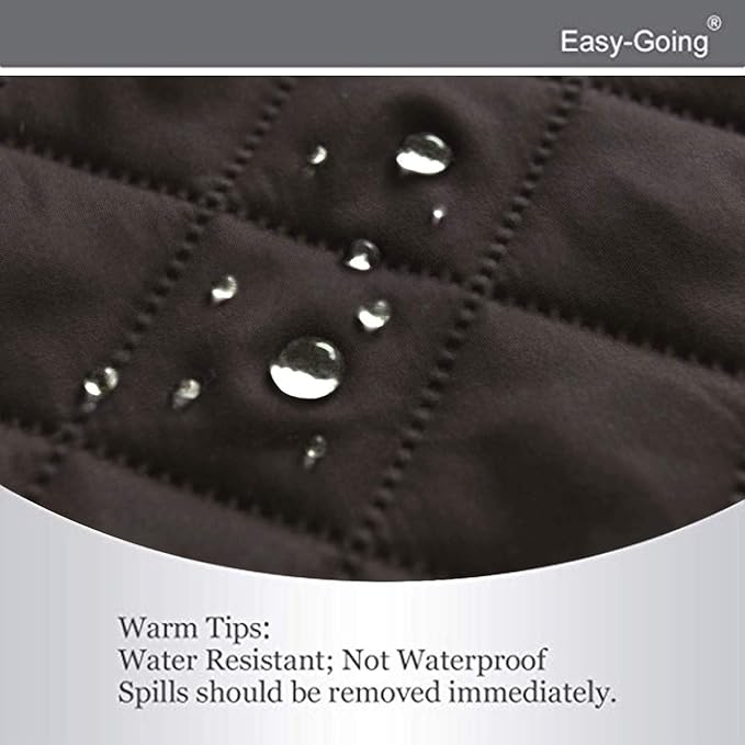 Easy-Going Reversible Couch Cover, 4 Seater Sofa, Chocolate/Chocolate | - Image 5