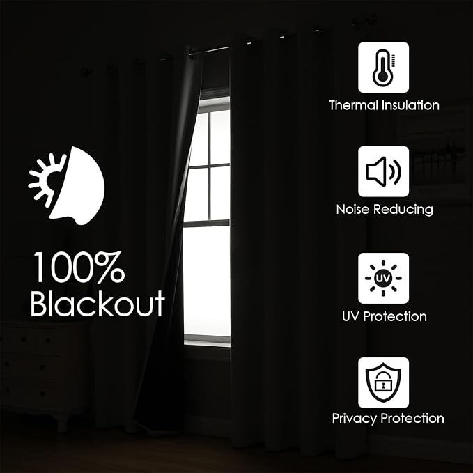 ChrisDowa Custom 100% Blackout Curtains - Image 3