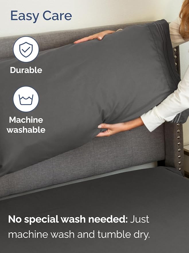 Extra Deep Twin XL Sheet Set - 4 Piece Breathable & Cooling Sheets - Hotel Luxury Bed Sheets Set - Easy & Secure Fit - Soft, Wrinkle Free & Comfy Sheets Set - Charcoal Sheet Set w/Extra Deep Pockets