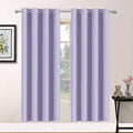 Yakamok Room Darkening Curtains 52x72 inch Length Lilac-Living Room | 2 panels by Yakamok