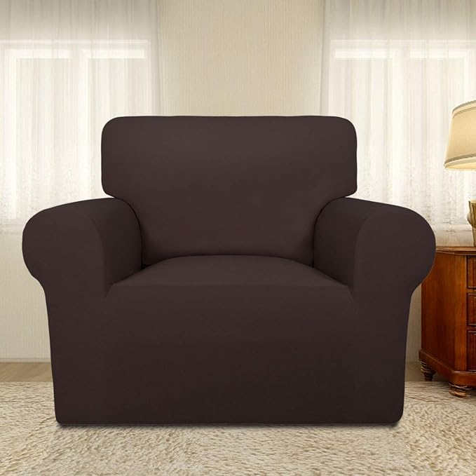 PureFit Stretch Chair Covers Fleece Couch Covers - Image 2