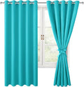 Blackout Curtains for Bedroom, 60 x 63 Inch, 2 Panels | Thermal Insulated & by Hiasan