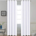 Yakamok Room Darkening Curtains 52x84 inch Length Pure White-Living Room | 2 by Yakamok