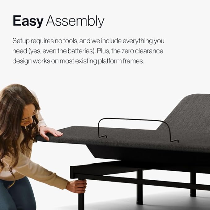 Classic Adjustable Base - Twin XL - Head & Foot Incline - Wireless Remote with Memory - Easy Set Up - Zero Clearance - Zero Gravity - Durable Frame