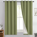 Yakamok Sage Blackout Curtains 63 Inches Long by Yakamok