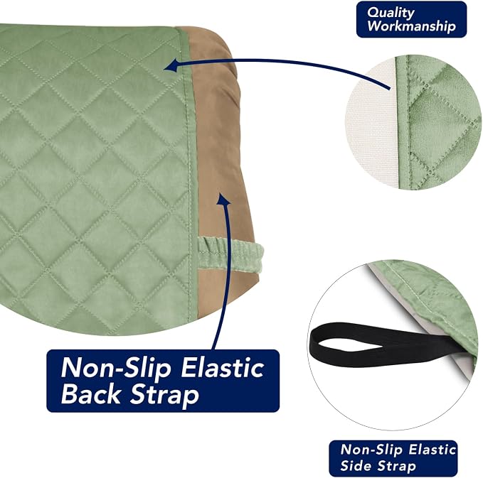 PureFit Reversible Recliner Chair Covers Couch Covers - Image 3