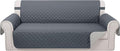 Reversible 4 Seater Sofa Cover 91" Large, Dark Blue | Couch Cover Furniture by LuxshareHome