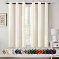 MIULEE Blackout Curtains for Bedroom 2 Panels 40 x 54 Inch Long Birch | Thermal by MIULEE