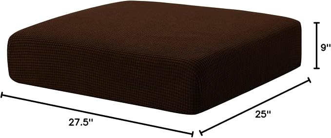Hokway Couch Cushion Covers Stretch Cushion Covers Sofa Seat Cushion Slipcover - Image 10