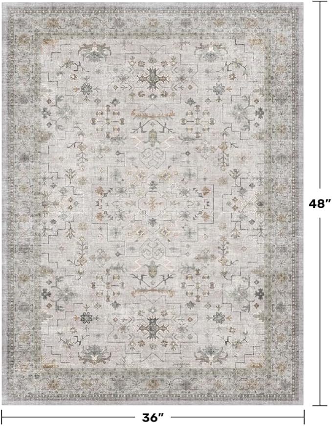 Boho Large 3x4 Bathroom Rug - Image 2