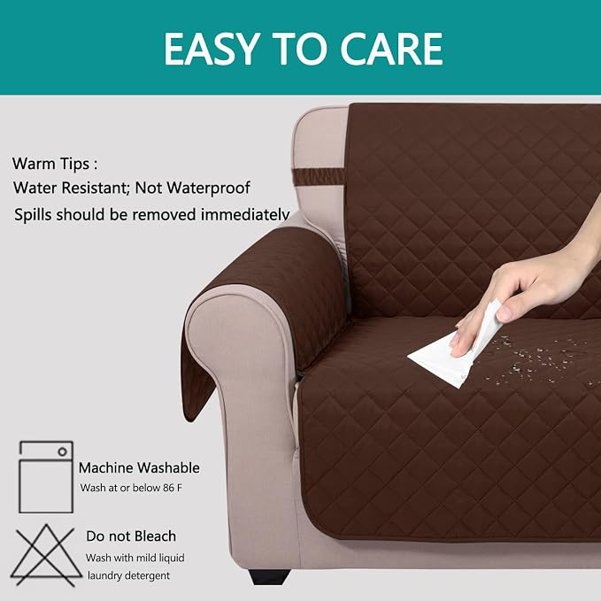 U-NICE HOME Loveseat Sofa Cover - Image 5