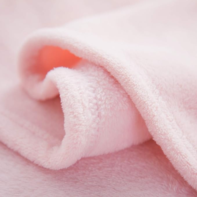 Bedsure GentleSoft Fleece Blankets King Size Pink - Bed Blanket Soft Lightweight Plush Cozy Fuzzy Luxury Microfiber Throws, 108x90 inches