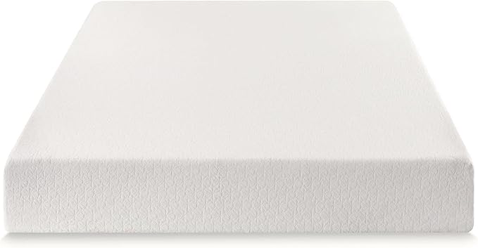 Best Price Mattress 10 Inch Full Mattress Bed-In-A-Box, Green Tea Memory Foam, White