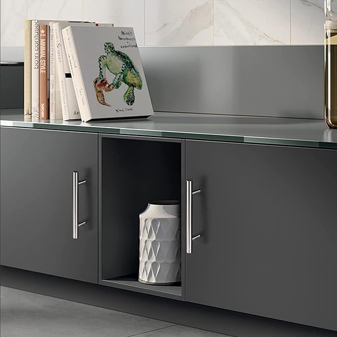 HBL' 30 Pack | 3 Inch Center to Center Brushed Nickel Cabinet Pulls Kitchen Cabinet Handles,Made of Stainless Steel,Ideal for Cabinet,Drawer,Cupboard and Wardrobe.
