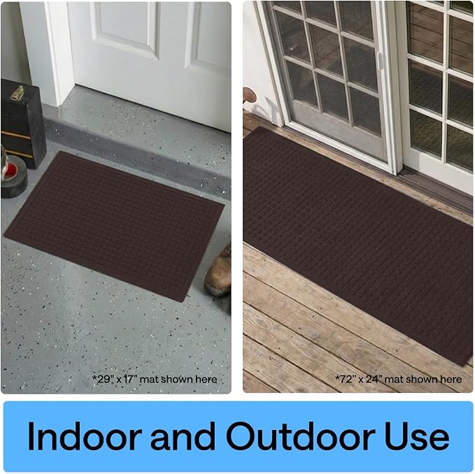 GORILLA GRIP® Ultra Absorbent Front Door Mat Outside Entrance, Traps Dirt and - Image 9