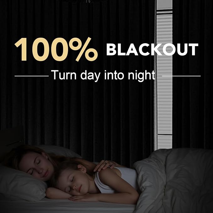 H.VERSAILTEX Linen Blackout Curtains Durable Thick Textured Linen Look 100% - Image 2