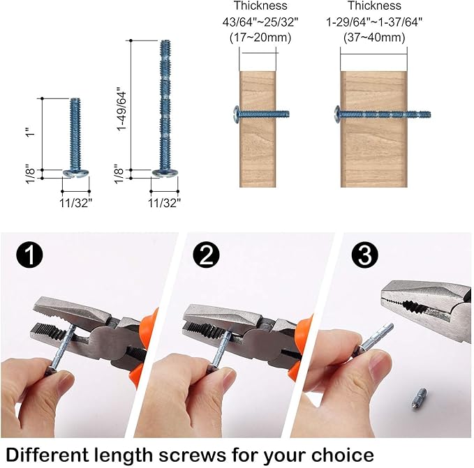 Amerdeco 10 Pack Brushed Satin Nickel Cabinet Pulls 3 Inch(76MM) Hole Centers Kitchen Cabinet Handles Hardware Kitchen Handles for Cabinets Cupboard Handles Drawer Pulls ZH0041
